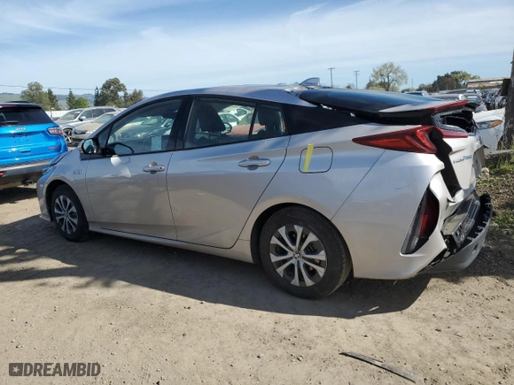 2020 Toyota Prius Prime LE with VIN JTDKARFP1L3131083, listed as a Copart auction lot 50077795 with NaN miles and Salvage Title. Bid and sale history available at carsss.com. Image 2.