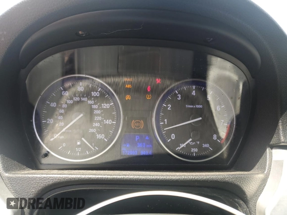 2009 BMW 3 Series 335i with VIN WBAPM73569E190791, listed as a Copart auction lot 56718365 with 172,993 mi miles and Salvage title. Bid and sale history available at DreamBid. Image 9.