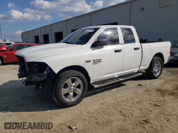 2019 Ram 1500 Classic Express with VIN 1C6RR6FT7KS745330, listed as a Copart auction lot 43267765 with 50,268 mi miles and Salvage Title. Bid and sale history available at carsss.com. Image 1.