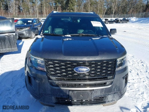 2018 Ford Explorer Sport with VIN 1FM5K8GT4JGC78712, listed as a IAAI auction lot 41415628 with 107,627 mi miles. Bid and sale history available at carsss.com. Image 11.
