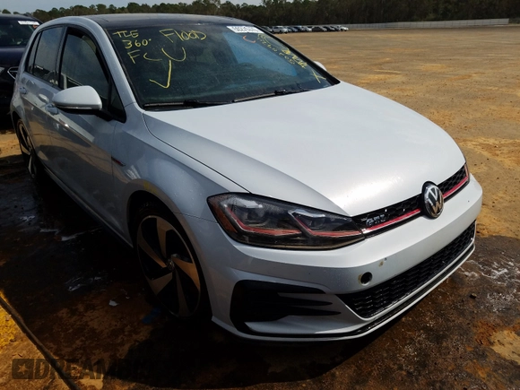 2018 Volkswagen Golf GTI S with VIN 3VW547AU9JM254354, listed as a Copart auction lot 50271970 with 0 mi miles. Bid and sale history available at carsss.com. Image 1.