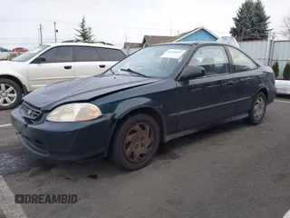 1998 Honda Civic DX with VIN 1HGEJ6227WL135537, listed as a IAAI auction lot 41530092 with 187,011 mi miles. Bid and sale history available at carsss.com. Image 2.