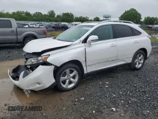 2011 Lexus RX 350 with VIN 2T2BK1BA0BC104605, listed as a Copart auction lot 56020495 with 139,877 mi miles and Salvage Title. Bid and sale history available at DreamBid. Image 1.