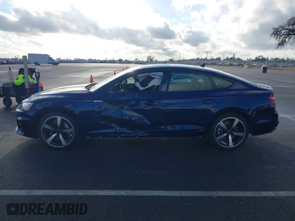 2025 Audi A5 Sportback S line Premium Plus with VIN WAUFACF51SA011062, listed as a IAAI auction lot 41633015 with 522 mi miles. Bid and sale history available at carsss.com. Image 15.