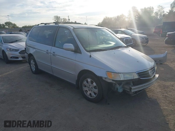 2003 Honda Odyssey EX-L with VIN 5FNRL18973B007802, listed as a IAAI auction lot 40365765 with 278,759 mi miles and . Bid and sale history available at DreamBid. Image 1.