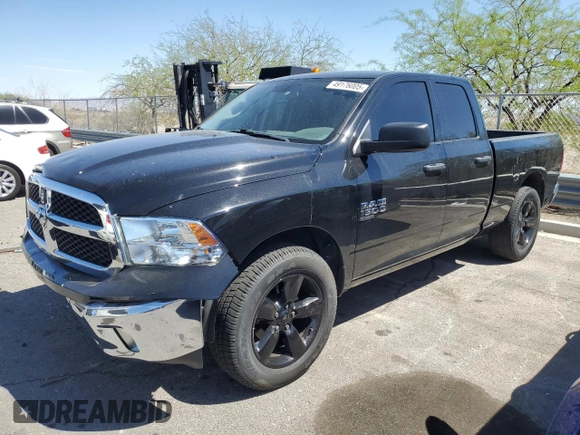 2022 Ram 1500 Tradesman with VIN 1C6RR6FG7NS154972, listed as a Copart auction lot 49176005 with 35,662 mi miles and Salvage title. Bid and sale history available at DreamBid. Image 1.