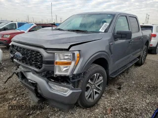 2021 Ford F-150 XL with VIN 1FTEW1EP7MFD02131, listed as a Copart auction lot 48948365 with 94,109 mi miles and Salvage Title. Bid and sale history available at carsss.com. Image 1.