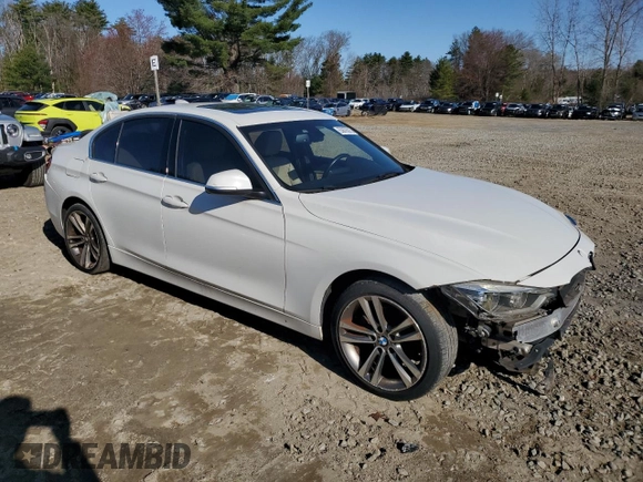2017 BMW 3 Series 330i with VIN WBA8B9C51HK675636, listed as a Copart auction lot 53676075 with 103,580 mi miles and Clean Title. Bid and sale history available at carsss.com. Image 4.