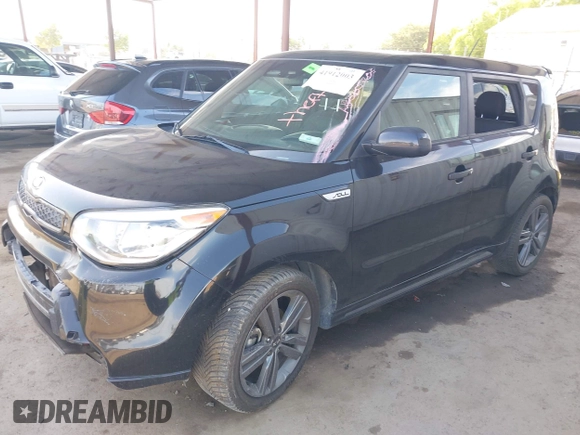 2016 Kia Soul + with VIN KNDJP3A5XG7348174, listed as a IAAI auction lot 41912003 with 106,292 mi miles. Bid and sale history available at carsss.com. Image 2.