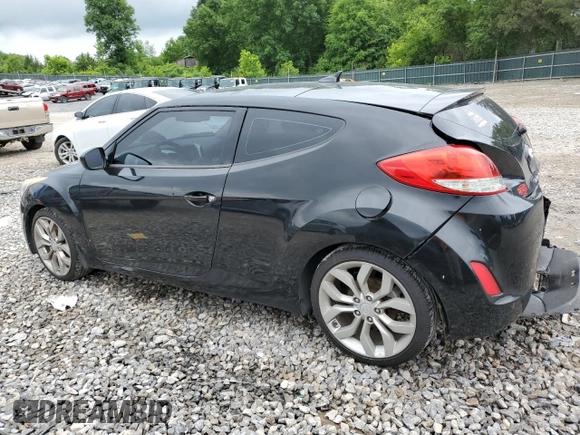 2012 Hyundai Veloster w/Black Int with VIN KMHTC6AD0CU059003, listed as a Copart auction lot 58480625 with 133,137 mi miles and Salvage title. Bid and sale history available at DreamBid. Image 2.
