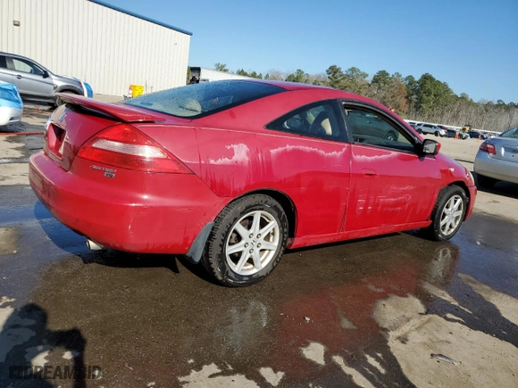 2003 Honda Accord Cpe EX with VIN 1HGCM826X3A014523, listed as a Copart auction lot 43242305 with 203,320 mi miles and Salvage Title. Bid and sale history available at carsss.com. Image 3.