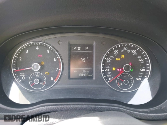 2012 Volkswagen Passat S with VIN 1VWAH7A33CC020242, listed as a IAAI auction lot 42034882 with 188,488 mi miles and . Bid and sale history available at DreamBid. Image 7.