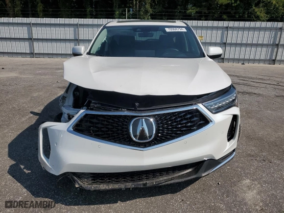2022 Acura RDX w/Technology Package with VIN 5J8TC1H5XNL007460, listed as a Copart auction lot 70968794 with 24,066 mi miles and Salvage Title. Bid and sale history available at carsss.com. Image 5.