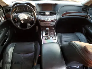2011 Infiniti M37 with VIN JN1BY1AP7BM320322, listed as a Copart auction lot 83215494 with 116,957 mi miles and Salvage Title. Bid and sale history available at carsss.com. Image 8.