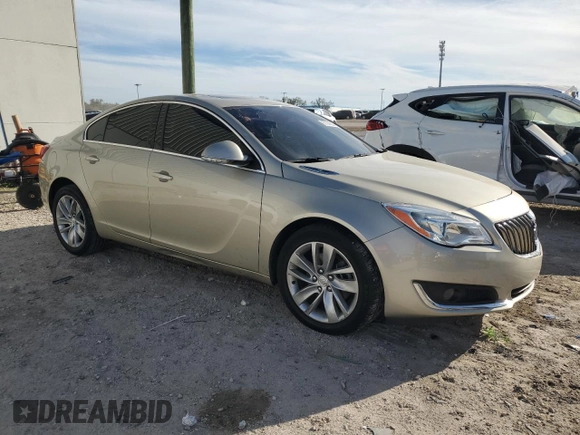 2015 Buick Regal with VIN 2G4GV5EK9F9156507, listed as a Copart auction lot 87374224 with 56,682 mi miles and Salvage title. Bid and sale history available at DreamBid. Image 4.