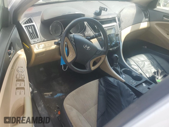 2013 Hyundai Sonata GLS with VIN 5NPEB4AC1DH803019, listed as a Copart auction lot 54192145 with 166,456 mi miles and Salvage Title. Bid and sale history available at carsss.com. Image 8.