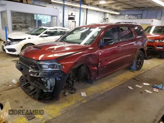 2022 Dodge Durango R/T z VIN 1C4SDJCT9NC214712, wystawiony jako Copart lot #56883184 z przebiegiem 13 375 mil mil oraz Czysty tytuł • Clean title. Historia ofert i sprzedaży dostępna na DreamBid. Obrazek 1.