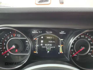 2020 Jeep Gladiator Rubicon z VIN 1C6JJTBG8LL156097, wystawiony jako Copart lot #53087525 z przebiegiem 70 252 mil mil oraz Szkoda całkowita • Salvage title. Historia ofert i sprzedaży dostępna na DreamBid. Obrazek 9.