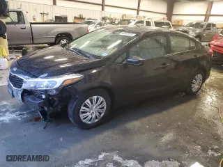 2017 Kia Forte LX with VIN 3KPFK4A7XHE138915, listed as a Copart auction lot 44567925 with 136,517 mi miles and Salvage Title. Bid and sale history available at carsss.com. Image 1.
