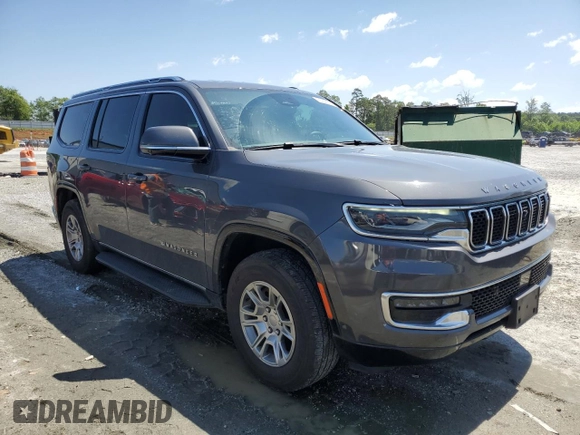 2022 Jeep Grand Wagoneer с VIN 1C4SJUAT9NS202210, выставлен на аукционе Copart как лот 57844125 с пробегом 75 047 миль миль и Списание • Salvage title. История ставок и продаж доступна на DreamBid. Изображение 4.