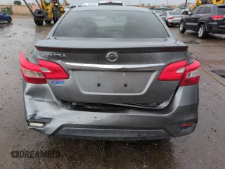 2017 Nissan Sentra S with VIN 3N1AB7AP0HY258218, listed as a Copart auction lot 61551805 with 51,375 mi miles and Salvage title. Bid and sale history available at DreamBid. Image 6.
