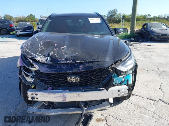 2023 Toyota Highlander L with VIN 5TDKDRAH3PS520691, listed as a IAAI auction lot 40677236 with 37,109 mi miles and . Bid and sale history available at DreamBid. Image 13.