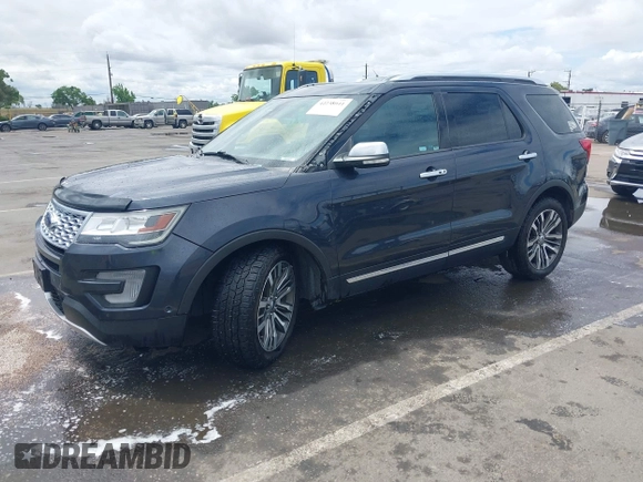2017 Ford Explorer Platinum с VIN 1FM5K8HT1HGC62346, выставлен на аукционе IAAI как лот 42238041 с пробегом 91 926 миль миль и . История ставок и продаж доступна на DreamBid. Изображение 2.