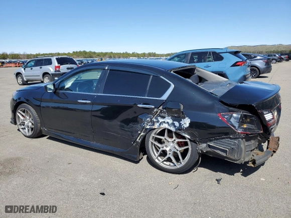 2014 Honda Accord Sedan LX with VIN 1HGCR2F3XEA098618, listed as a Copart auction lot 51137225 with 124,275 mi miles and Salvage Title. Bid and sale history available at carsss.com. Image 2.