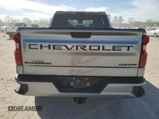 2024 Chevrolet Silverado 1500 Custom with VIN 1GCPABEK2RZ102085, listed as a Copart auction lot 49416675 with Not Provided miles and Salvage Title. Bid and sale history available at DreamBid. Image 6.