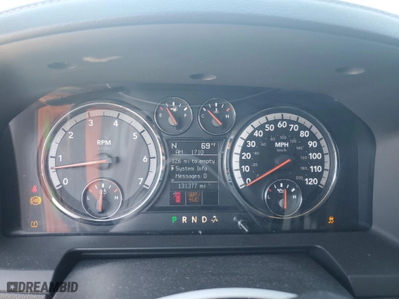 2009 Dodge Ram 1500 Sport with VIN 1D3HV13T49S725948, listed as a Copart auction lot 48350235 with 131,377 mi miles and Clean Title. Bid and sale history available at carsss.com. Image 9.