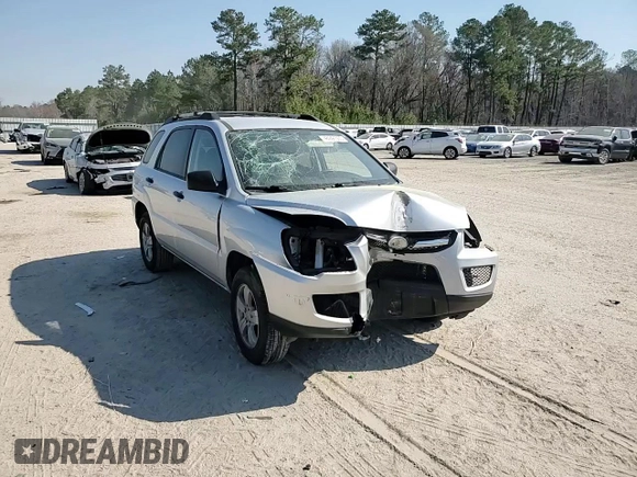 2010 Kia Sportage LX with VIN KNDKG3A40A7700990, listed as a Copart auction lot 48941505 with 38,182 mi miles and Salvage Title. Bid and sale history available at carsss.com. Image 12.