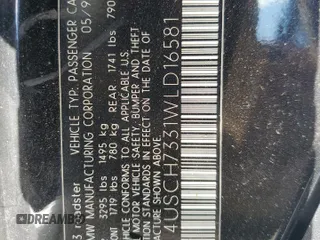1998 BMW 3 Series 1.9L with VIN 4USCH7331WLD16581, listed as a Copart auction lot 75434454 with 70,636 mi miles and Salvage Title. Bid and sale history available at carsss.com. Image 12.