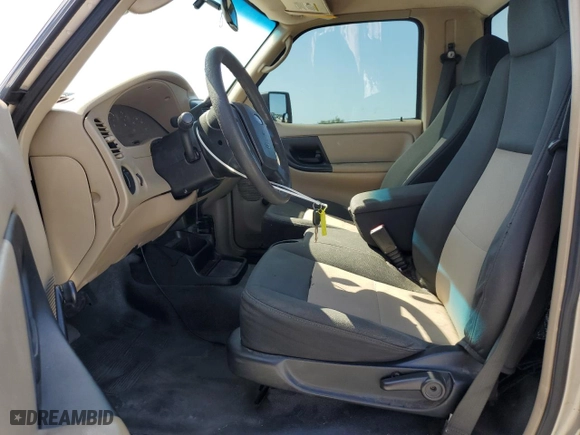 2007 Ford Ranger XL with VIN 1FTYR10D57PA41016, listed as a Copart auction lot 52614195 with 152,597 mi miles and Salvage Title. Bid and sale history available at carsss.com. Image 7.