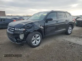 2018 Volkswagen Atlas SE z VIN 1V2CP2CA5JC598268, wystawiony jako Copart lot #82860014 z przebiegiem 102 341 mil mil oraz Szkoda całkowita • Salvage title. Historia ofert i sprzedaży dostępna na DreamBid. Obrazek 1.