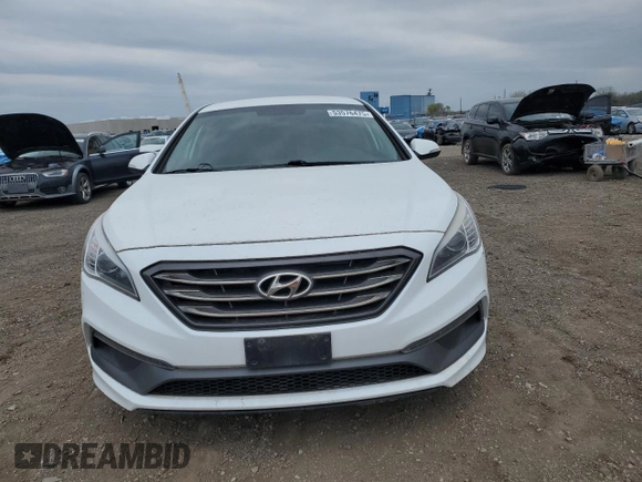2015 Hyundai Sonata 2.4L Sport with VIN 5NPE34AFXFH058703, listed as a Copart auction lot 53576475 with 142,155 mi miles and Clean Title. Bid and sale history available at carsss.com. Image 5.
