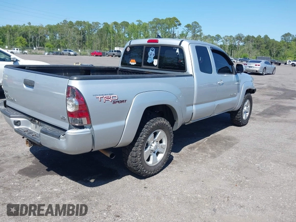 2012 Toyota Tacoma with VIN 5TFUU4EN9CX038954, listed as a IAAI auction lot 42022296 with 140,009 mi miles. Bid and sale history available at carsss.com. Image 4.