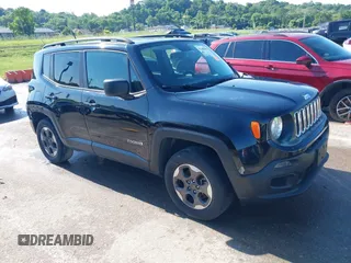 2017 Jeep Renegade Sport with VIN ZACCJBAB7HPE42978, listed as a IAAI auction lot 42348869 with 78,154 mi miles and . Bid and sale history available at DreamBid. Image 1.
