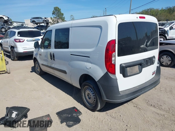 2017 Ram ProMaster City Cargo Tradesman с VIN ZFBERFAB1H6G96848, выставлен на аукционе IAAI как лот 41806184 с пробегом 206 534 миль миль и . История ставок и продаж доступна на DreamBid. Изображение 3.