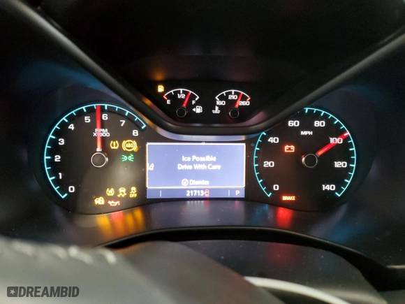 2021 Chevrolet Colorado 4WD Z71 with VIN 1GCGTDEN8M1234243, listed as a Copart auction lot 47742615 with 21,713 mi miles and Salvage Title. Bid and sale history available at carsss.com. Image 9.