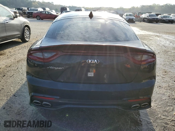 2018 Kia Stinger with VIN KNAE15LA7J6036770, listed as a Copart auction lot 50615925 with 93,615 mi miles and Clean Title. Bid and sale history available at carsss.com. Image 6.