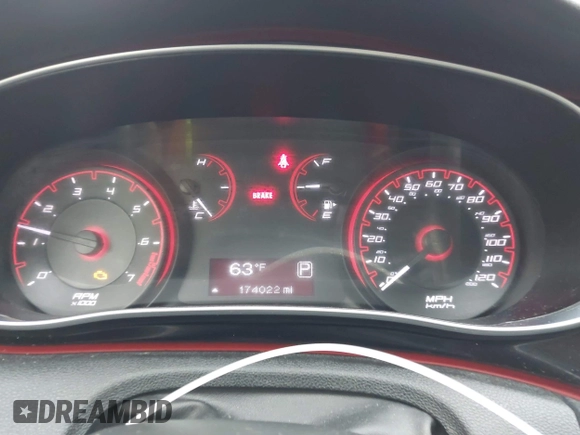 2015 Dodge Dart SXT with VIN 1C3CDFBB9FD227969, listed as a IAAI auction lot 42103198 with 174,022 mi miles. Bid and sale history available at carsss.com. Image 7.