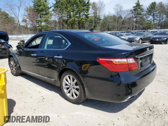 2012 Lexus LS 460 with VIN JTHCL5EF0C5015098, listed as a Copart auction lot 52645535 with 156,900 mi miles and Clean title. Bid and sale history available at DreamBid. Image 2.