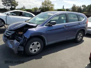 2013 Honda CR-V LX with VIN 3CZRM3H31DG703968, listed as a Copart auction lot 53812955 with 83,679 mi miles and Salvage Title. Bid and sale history available at carsss.com. Image 1.