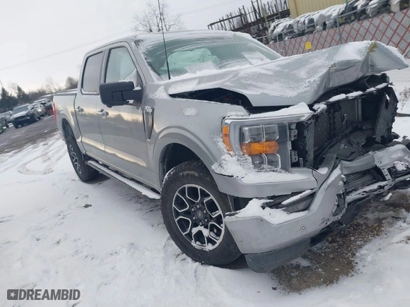 2023 Ford F-150 XL with VIN 1FTEW1EP4PKF69867, listed as a IAAI auction lot 41395733 with 11,177 mi miles. Bid and sale history available at carsss.com. Image 1.