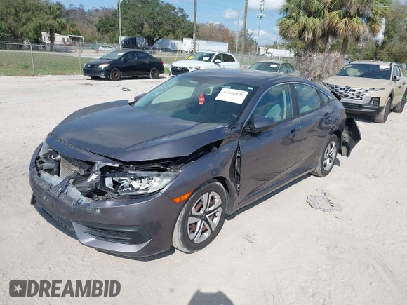 2017 Honda Civic LX with VIN 19XFC2F51HE036153, listed as a IAAI auction lot 41546498 with 78,726 mi miles and . Bid and sale history available at DreamBid. Image 19.