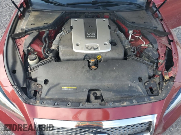 2014 Infiniti Q50 Sport with VIN JN1BV7AR6EM693711, listed as a Copart auction lot 64551895 with 124,843 mi miles and Salvage title. Bid and sale history available at DreamBid. Image 11.