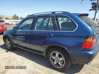 2000 BMW X5 with VIN WBAFB3341YLH02648, listed as a Copart auction lot 64767024 with 134,342 mi miles and Salvage Title. Bid and sale history available at carsss.com. Image 2.