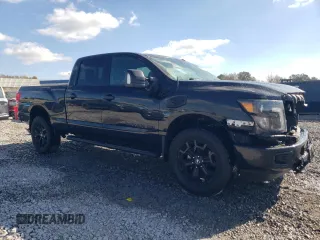 2019 Nissan Titan XD SV with VIN 1N6BA1F4XKN507867, listed as a Copart auction lot 83061704 with 55,751 mi miles and Salvage Title. Bid and sale history available at carsss.com. Image 4.