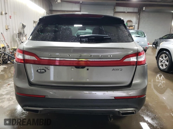 2016 Lincoln MKX Select with VIN 2LMTJ8KR2GBL50582, listed as a Copart auction lot 78068484 with 151,635 mi miles and Salvage Title. Bid and sale history available at DreamBid. Image 6.