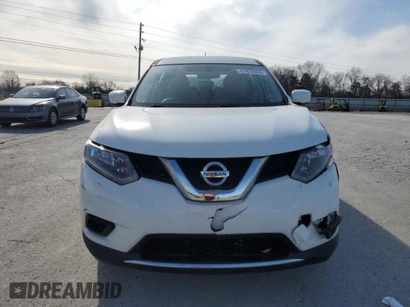 2016 Nissan Rogue S with VIN JN8AT2MT2GW021147, listed as a Copart auction lot 41972655 with 60,238 mi miles and Clean Title. Bid and sale history available at DreamBid. Image 5.